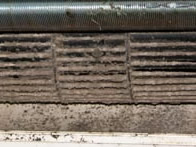 Dirty air con filter | LCM Air Conditioning