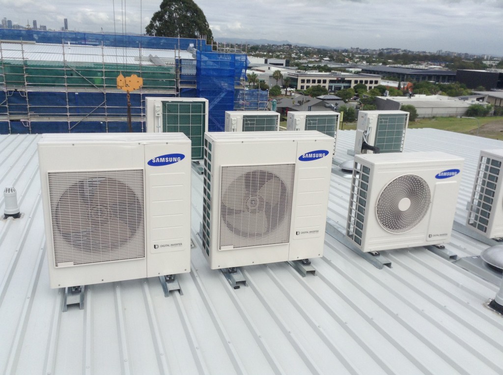 Rooftop air con setup | LCM Air Conditioning